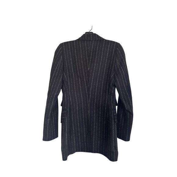 smythe birkin blazer black pinstripe US0 - Picture 7 of 8
